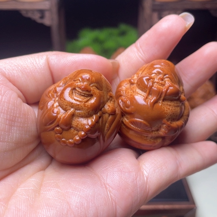 吊坠橄榄核财迷手球3.3