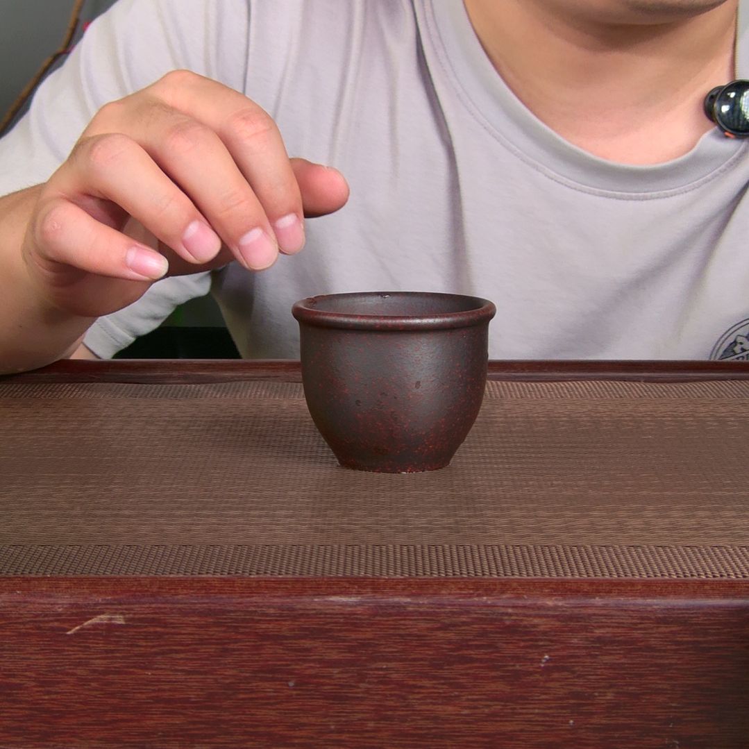 茶杯紫砂高货放漏