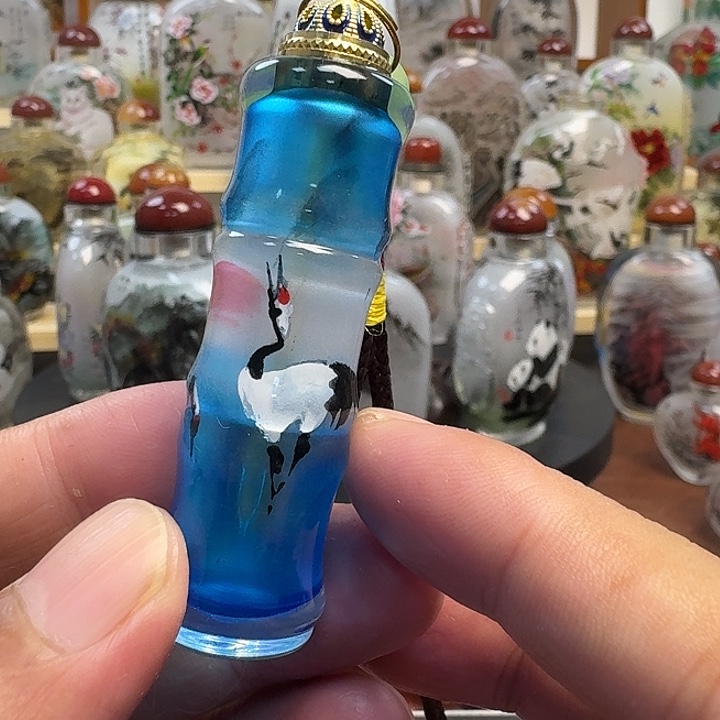 鼻烟壶内画挂件手绘
