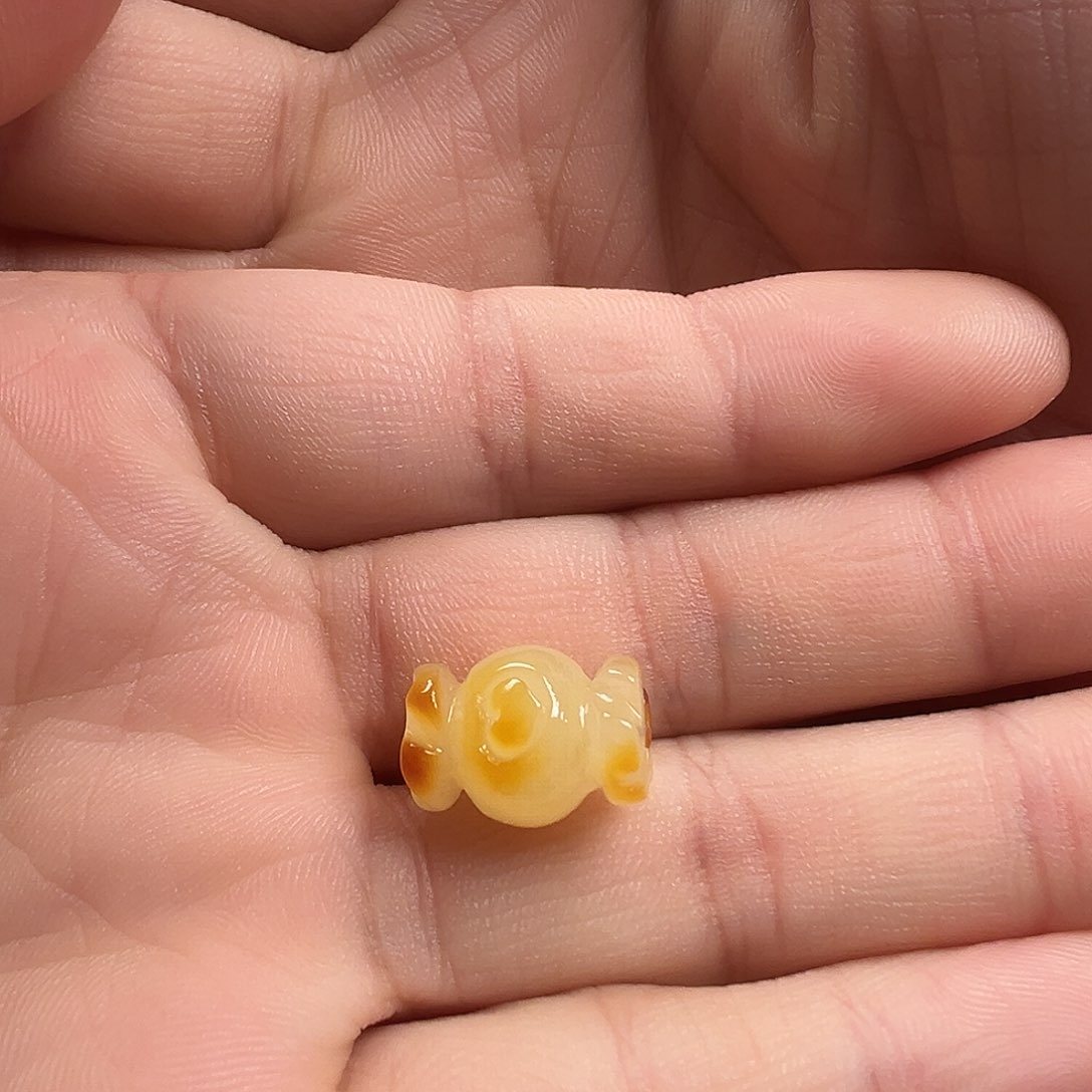 蜜蜡颈饰未镶嵌糖果提溜