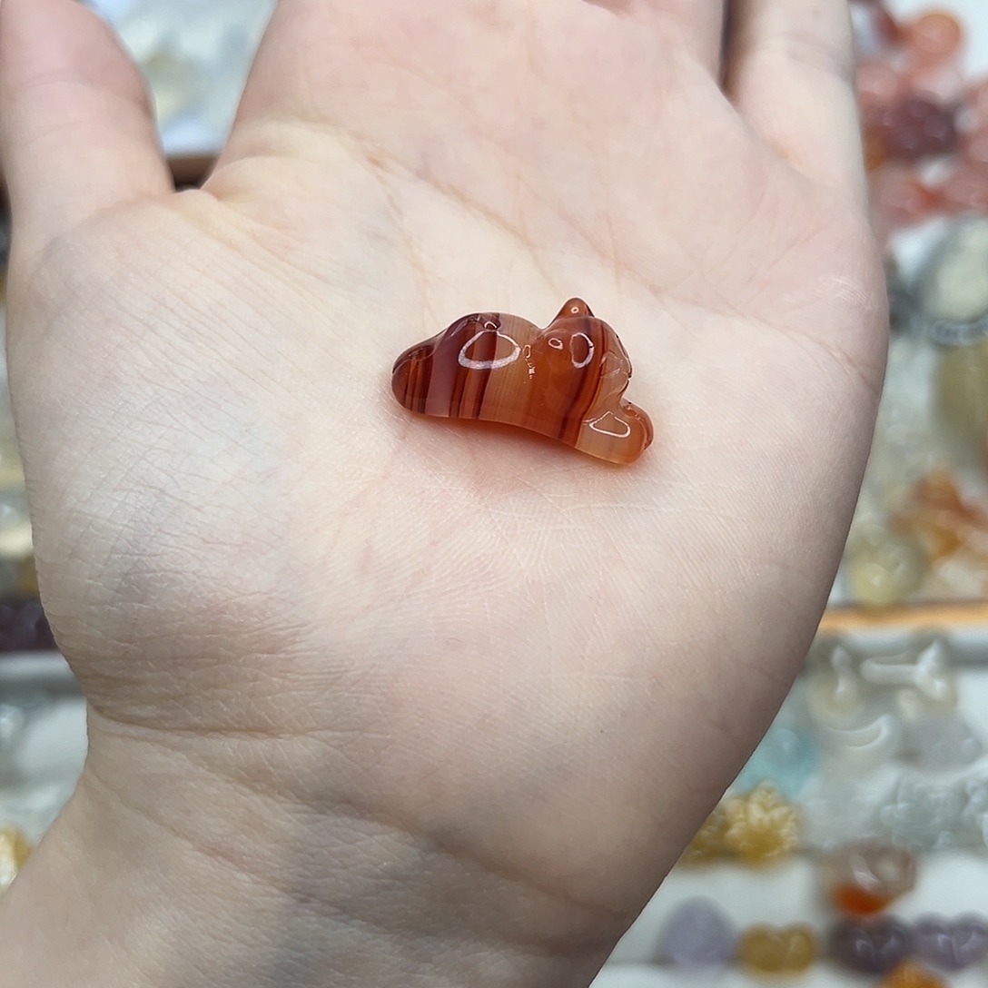 无***言玛瑙/玉髓未镶嵌颈饰