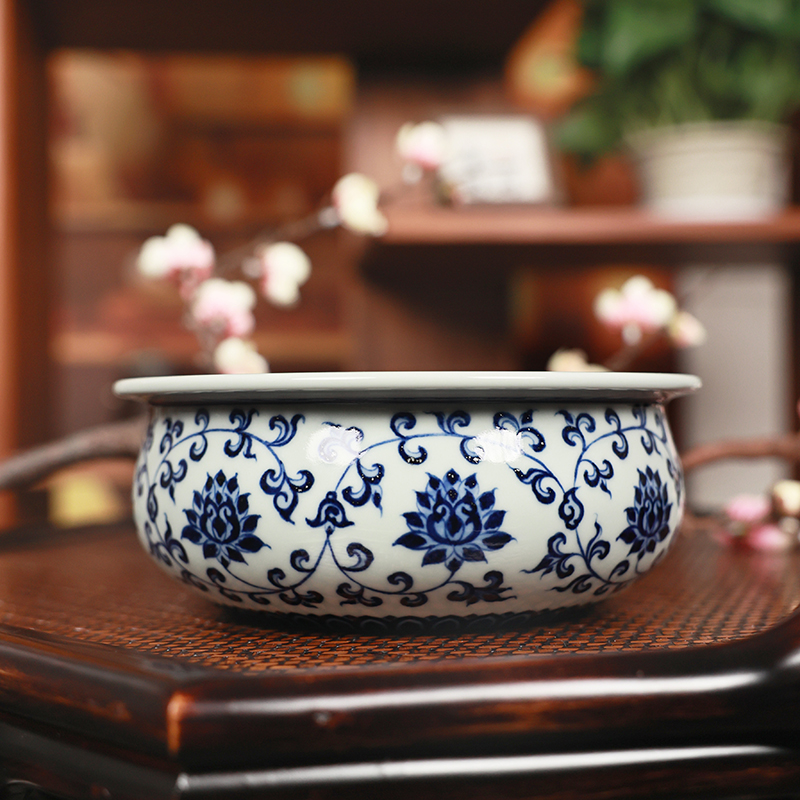 【墨舍柴窑】墨舍柴窑金刚莲水洗 moshe522家用复古手工主人杯中式