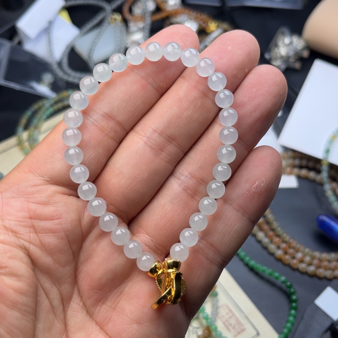 定制翡翠未镶嵌翡翠手串定制