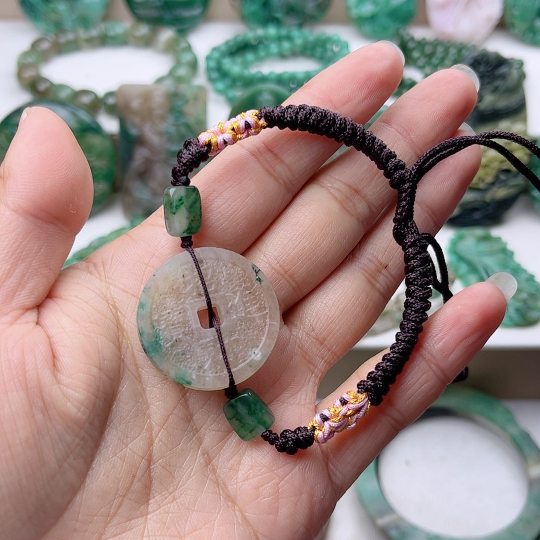 独山玉手链未镶嵌