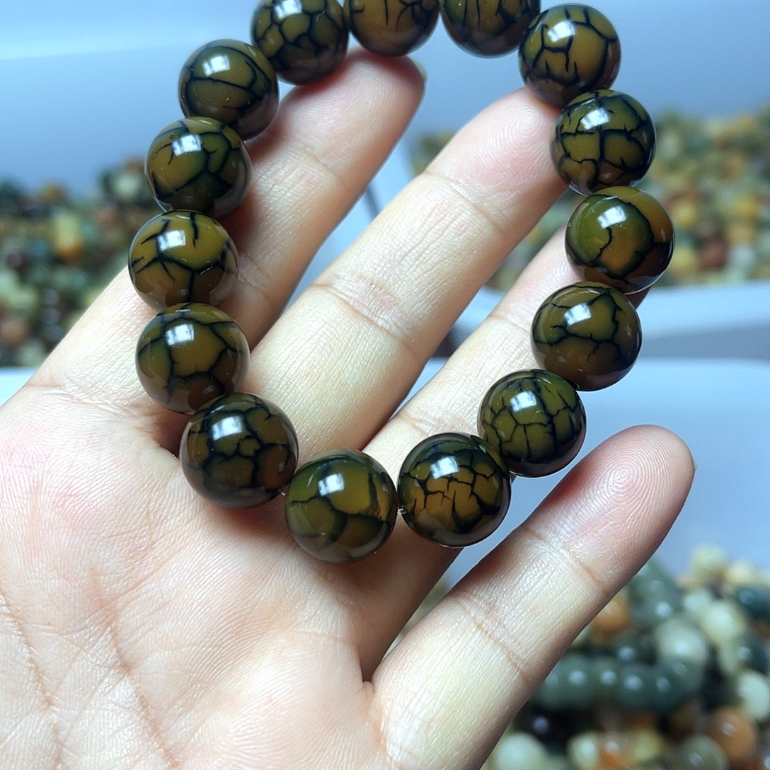 白玉菩提吊坠13手串一个