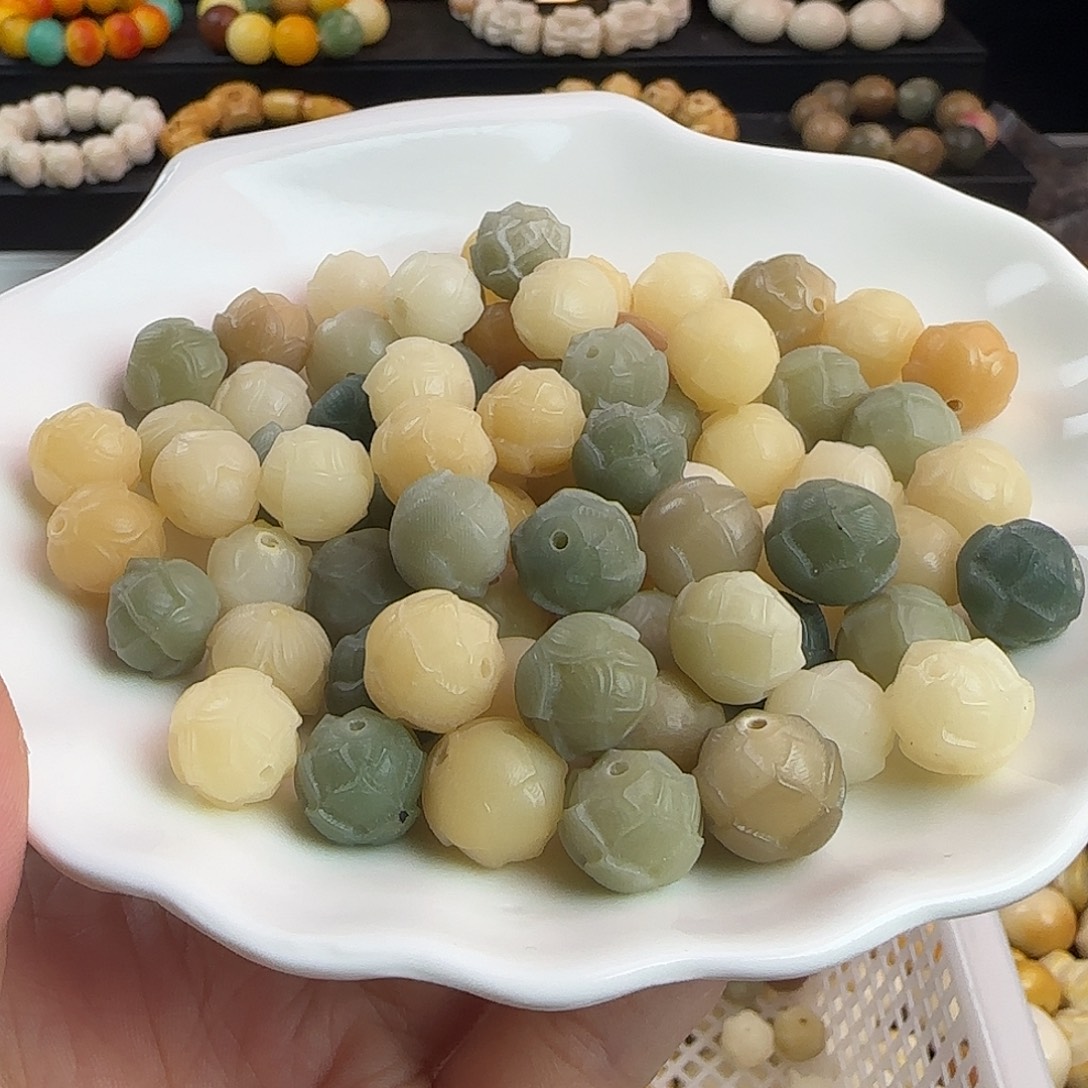 手串菩提根/象牙果瑕疵卡12/13有钱花30颗卡牌➕20颗