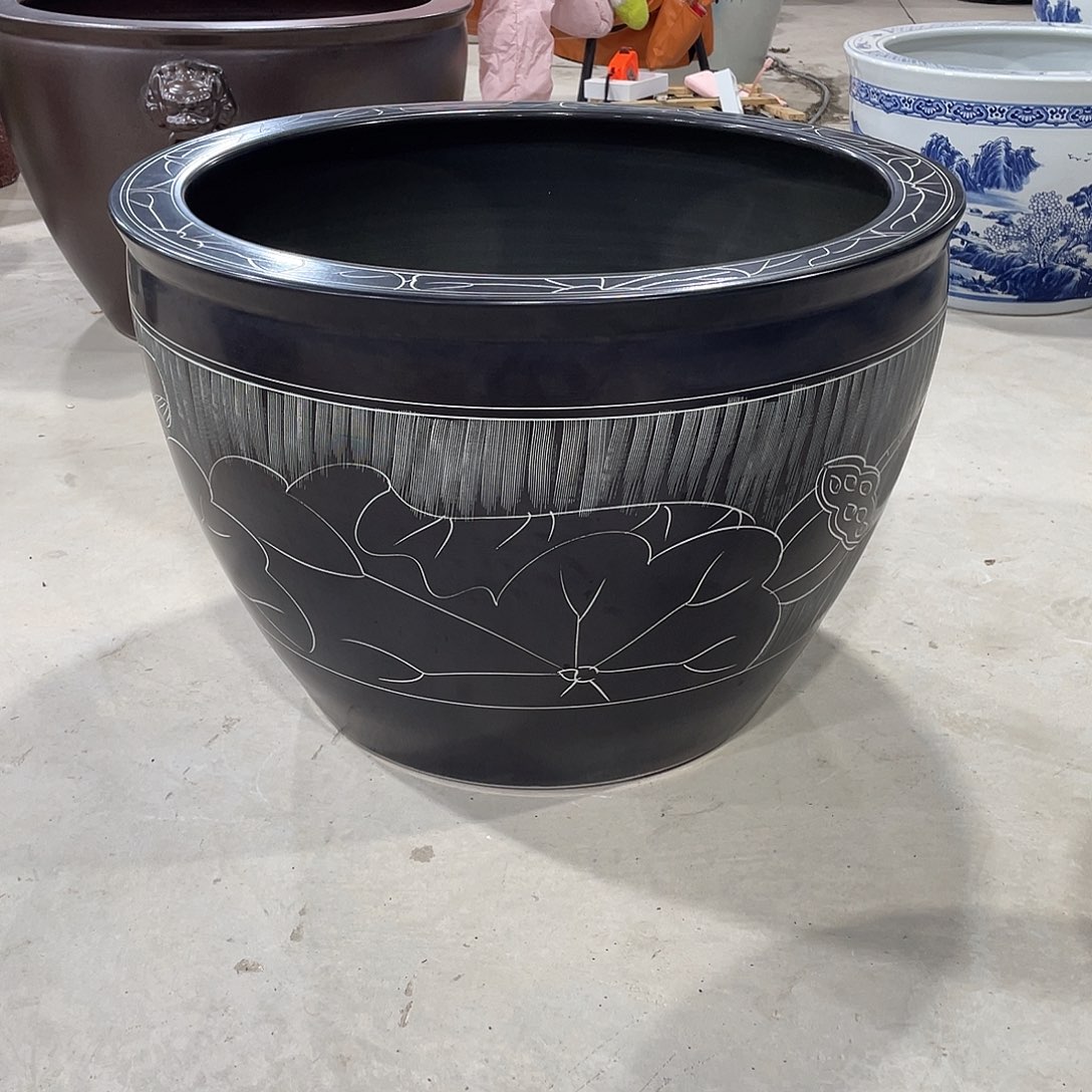 缸瓷器瓷器80高度50瓷器陶瓷