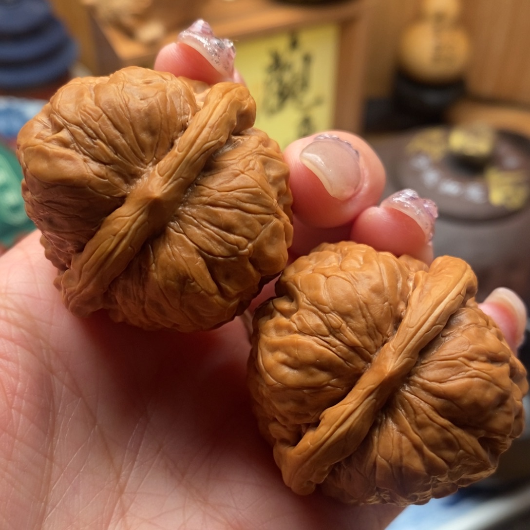 文玩核桃把件41尺寸蛤蟆头
