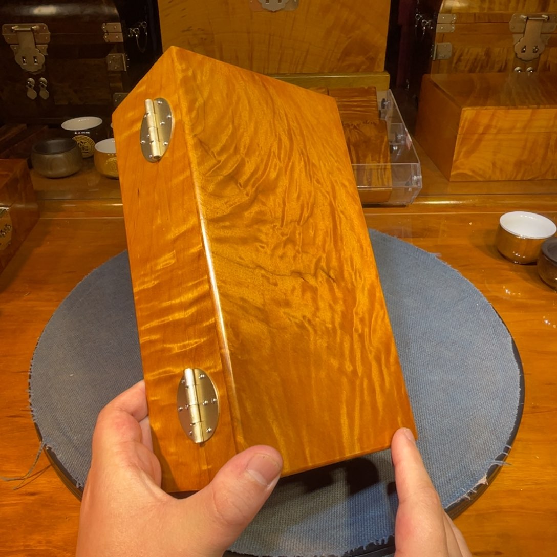 金丝楠23cm满花纹金丝楠木小叶桢楠