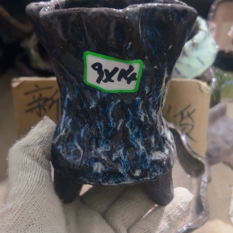 红陶粗陶花盆手工