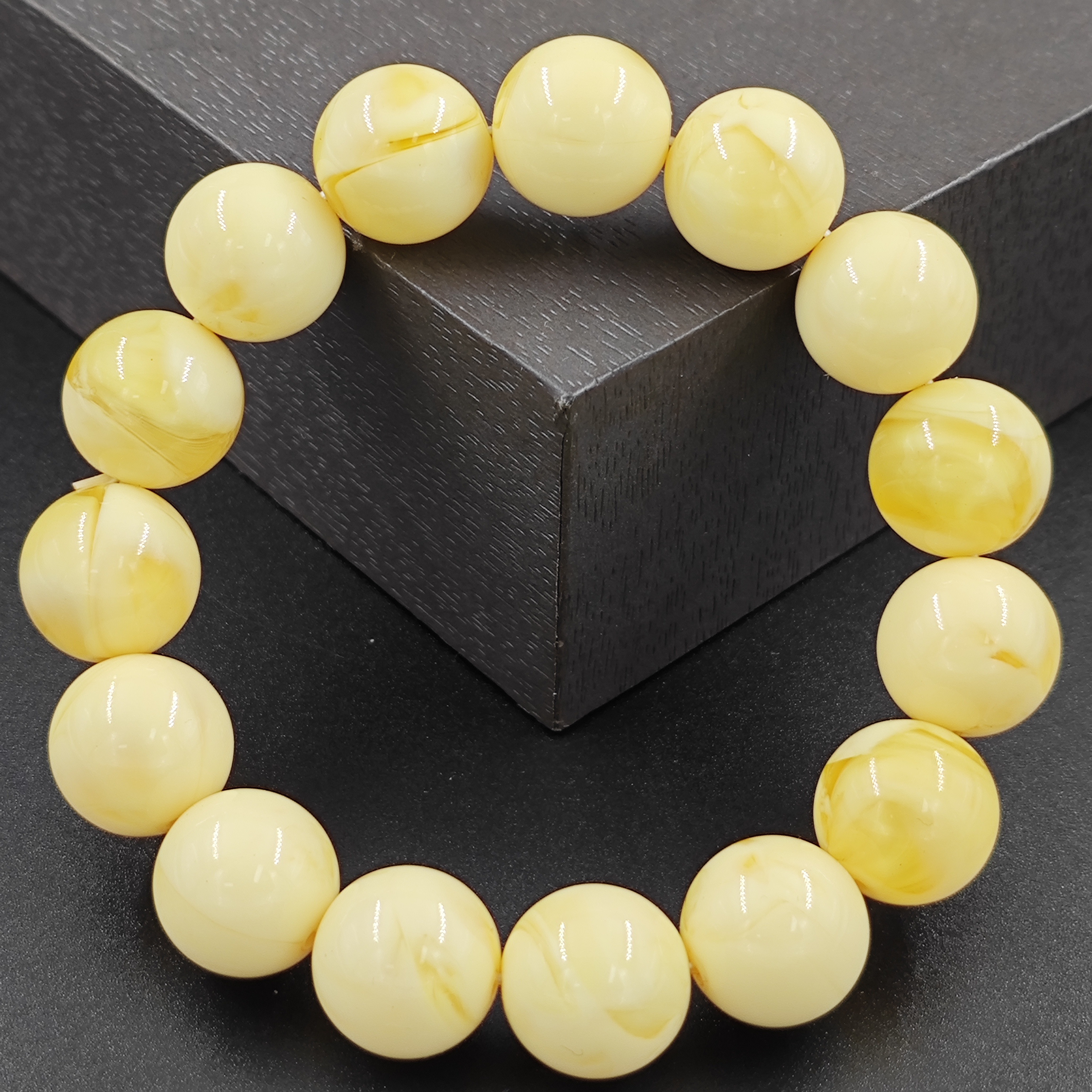 非金属树脂手链  G196波罗地海新蜜手链手串