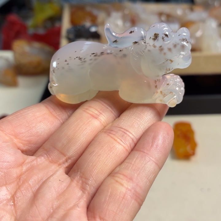 玛瑙/玉髓未镶嵌吊坠(不含链)