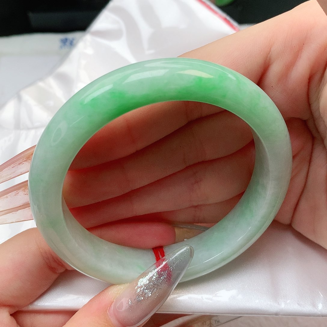 未镶嵌手镯翡翠正圈58