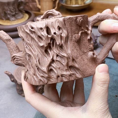 茶壶紫砂全手工制作的手工制作工艺品