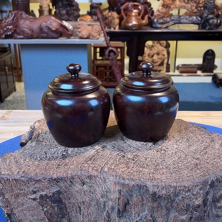 祥***石端景台紫檀木类收藏