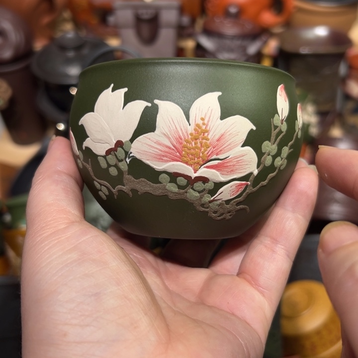 茶杯紫砂宜兴紫砂主人杯