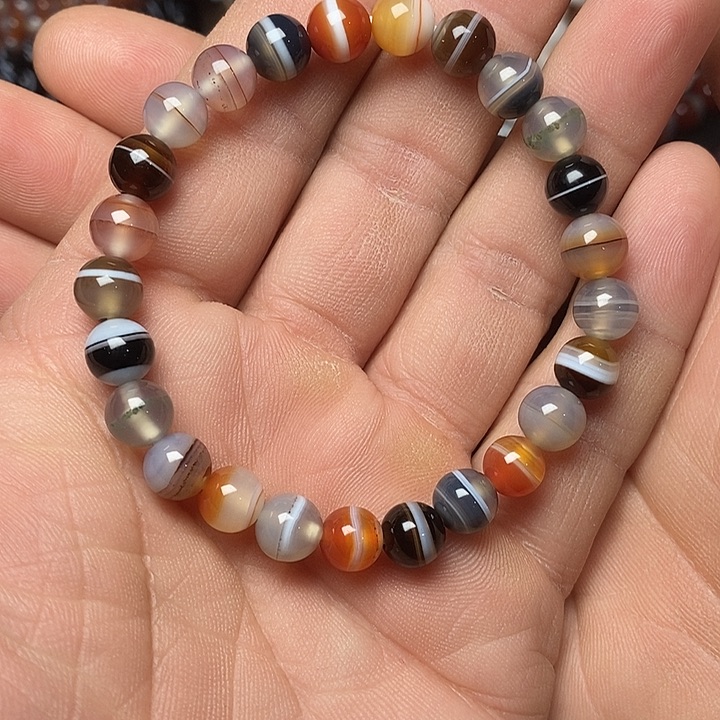 玛瑙/玉髓手链未镶嵌