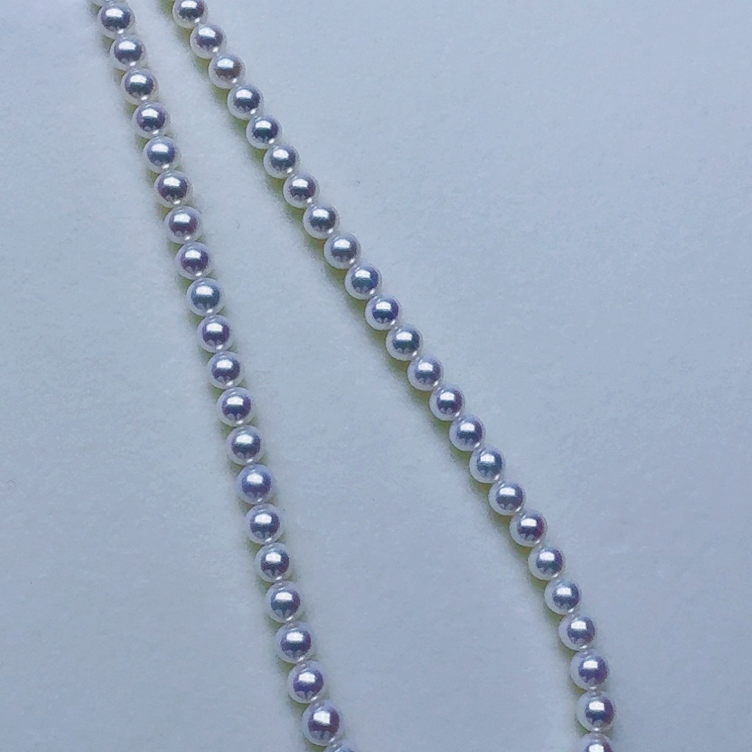 颈饰银S925镶嵌淡水珍珠