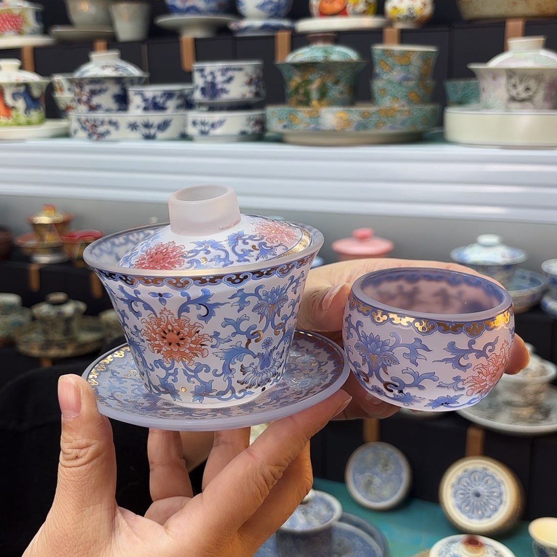 盖碗还能这样子好看啊