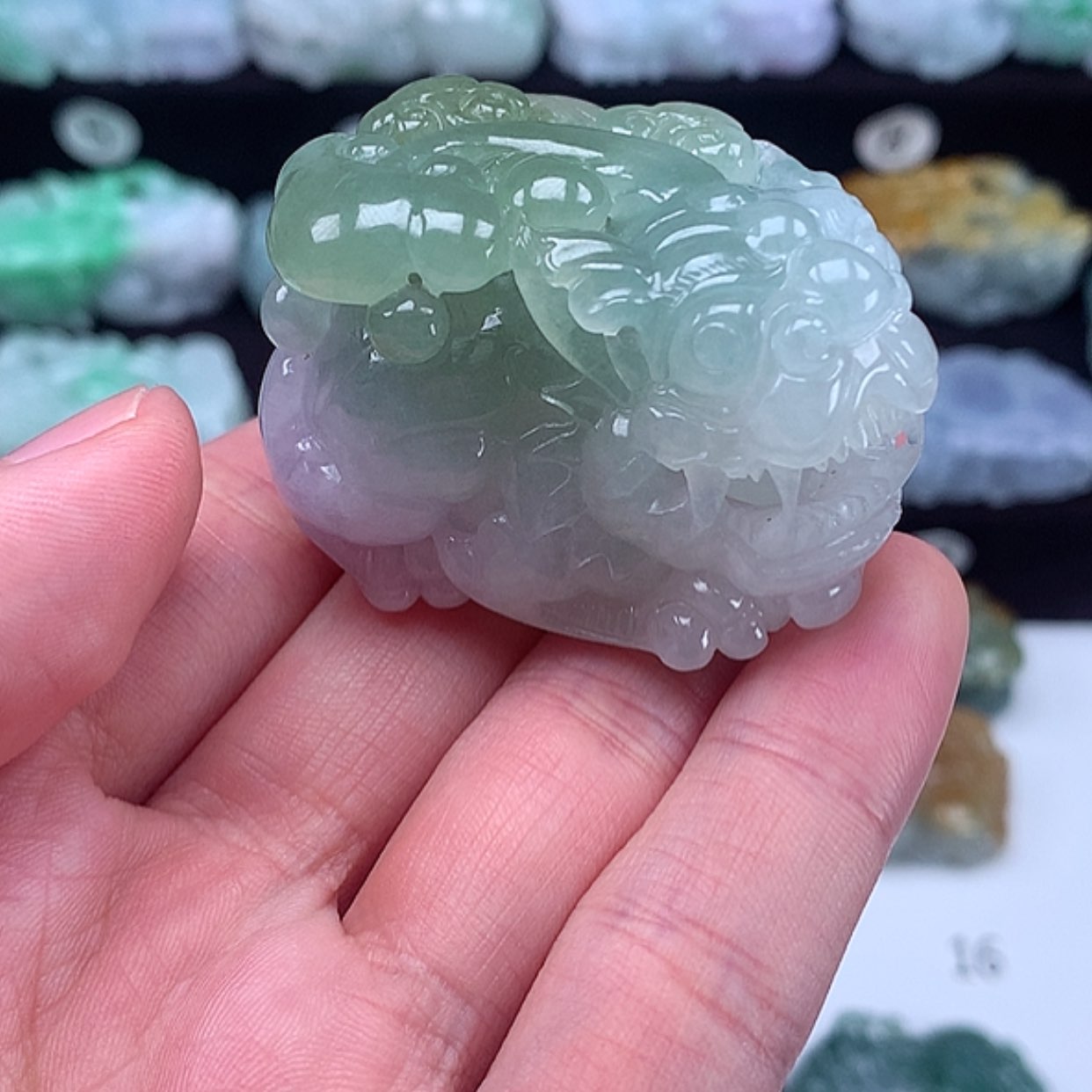 【闪购商品】翡翠颈饰未镶嵌貔貅