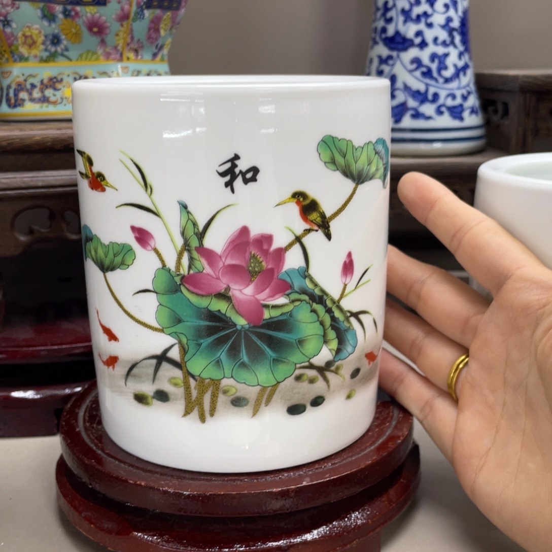 摆件景德镇陶瓷现代工艺品摆件