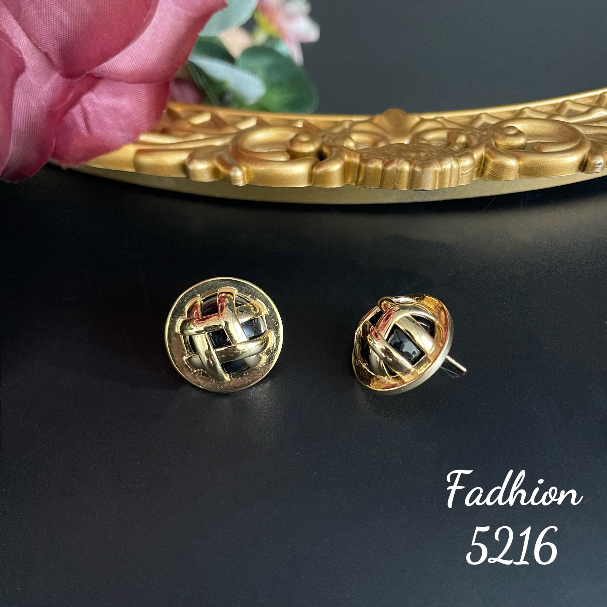 铜合金耳饰 设计师款耳饰~5216 X