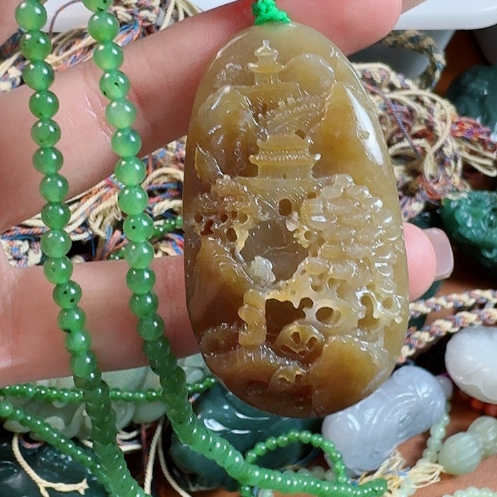 和田玉挂件未镶嵌