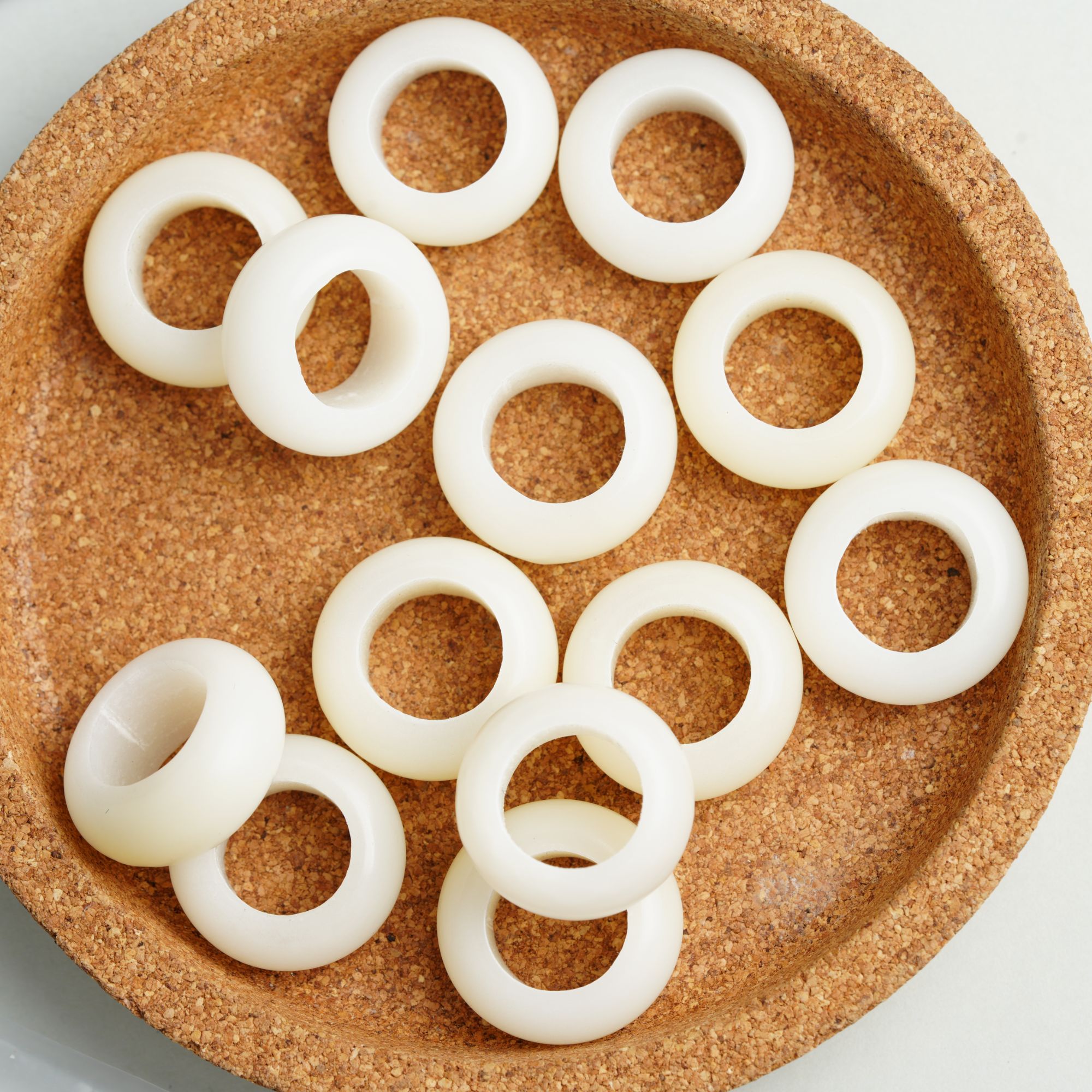 象牙果跑环8 - 10mm尺寸多样适合diy配件