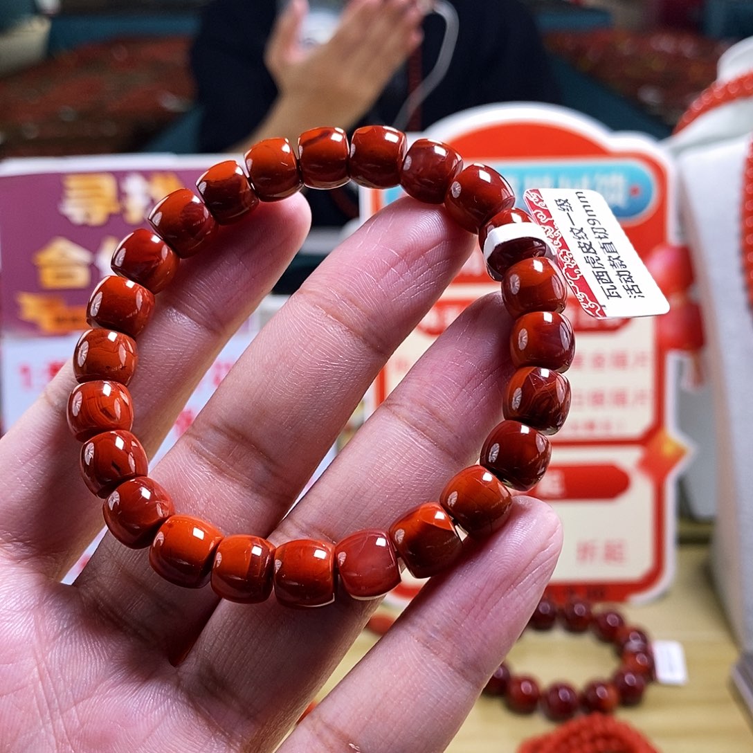 未镶嵌9mm（多样性发一）南红玛瑙