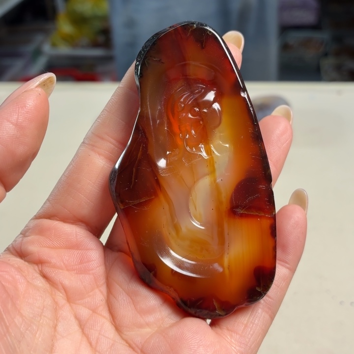 玛瑙/玉髓未镶嵌吊坠(不含链)