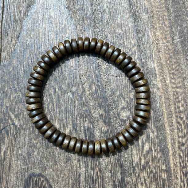 沉香5733-沉香药片手串4*7mm多样性发一件