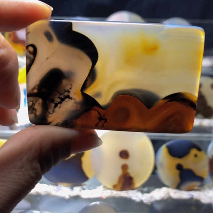 合金玛瑙/玉髓珠宝奇石109