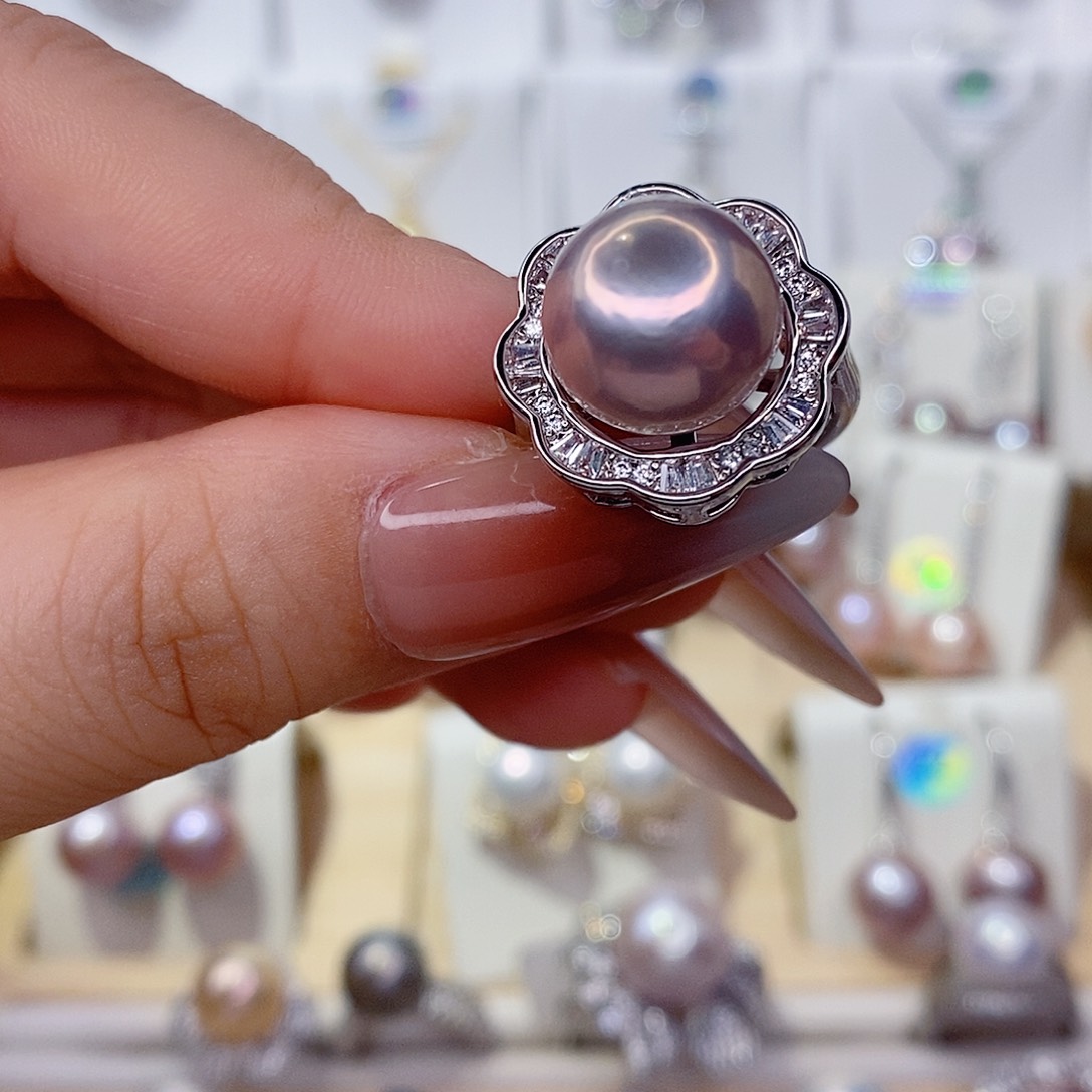 未镶嵌淡水珍珠戒指