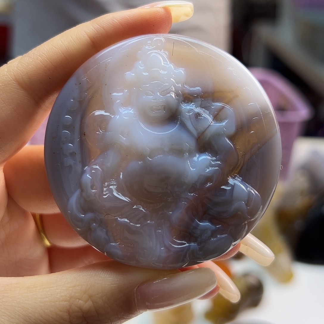 玛瑙/玉髓未镶嵌吊坠(不含链)