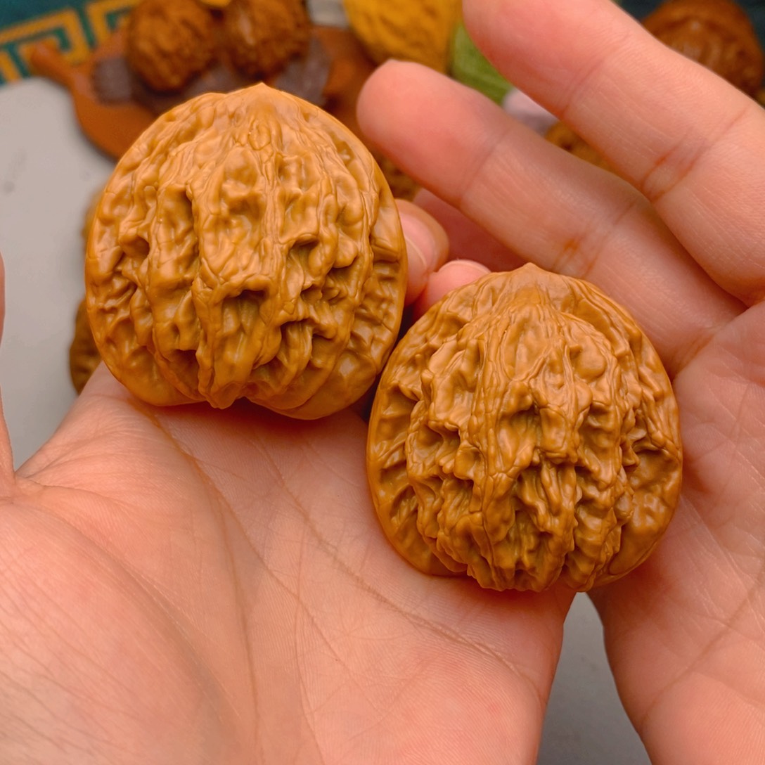 把件文玩核桃43虎头