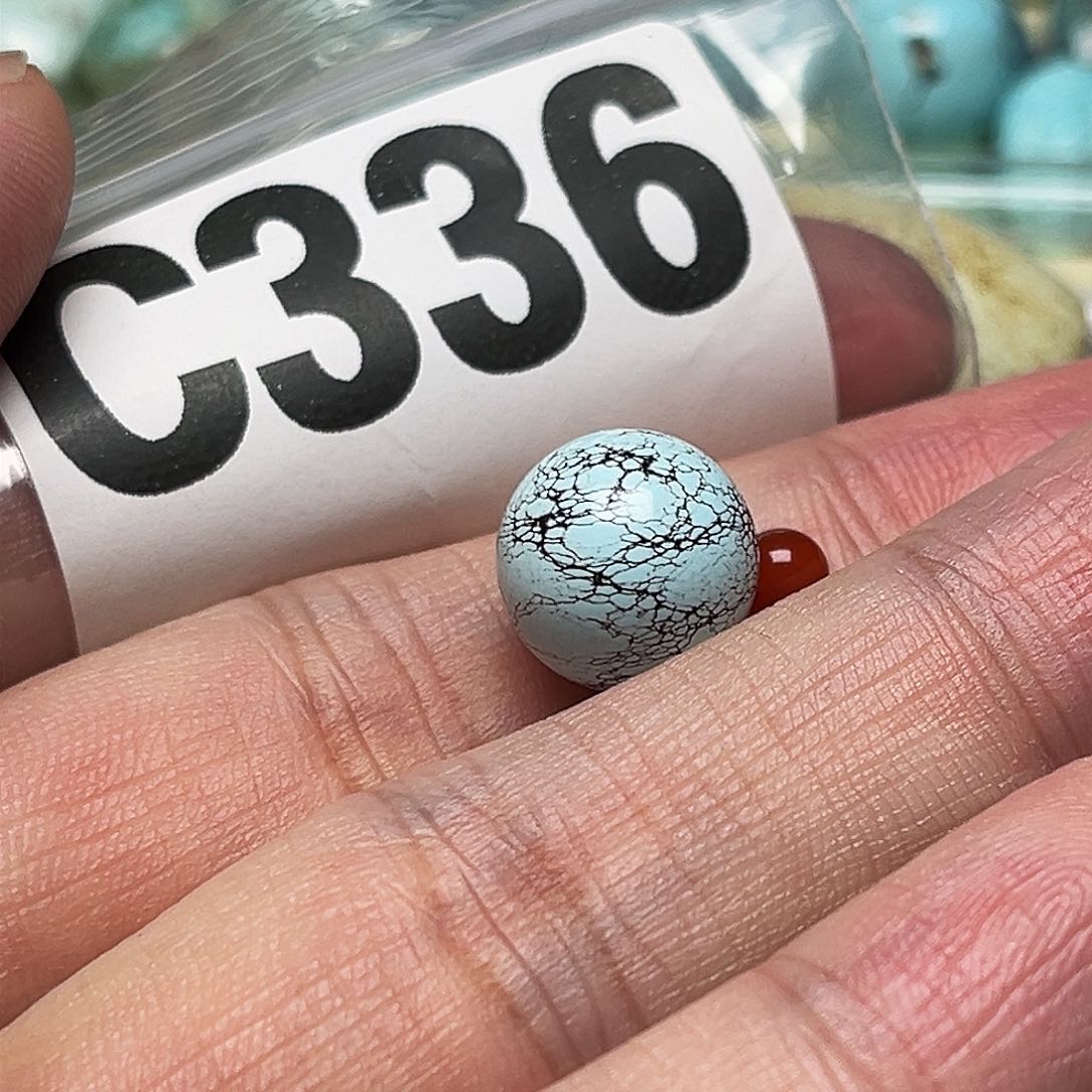 南红玛瑙配饰未镶嵌卡11.5