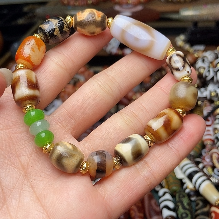 玛瑙/玉髓未镶嵌手链