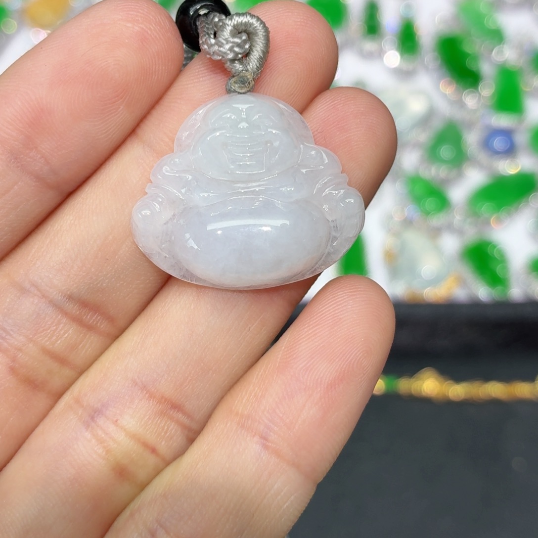 翡翠18K金镶嵌颈饰翡翠