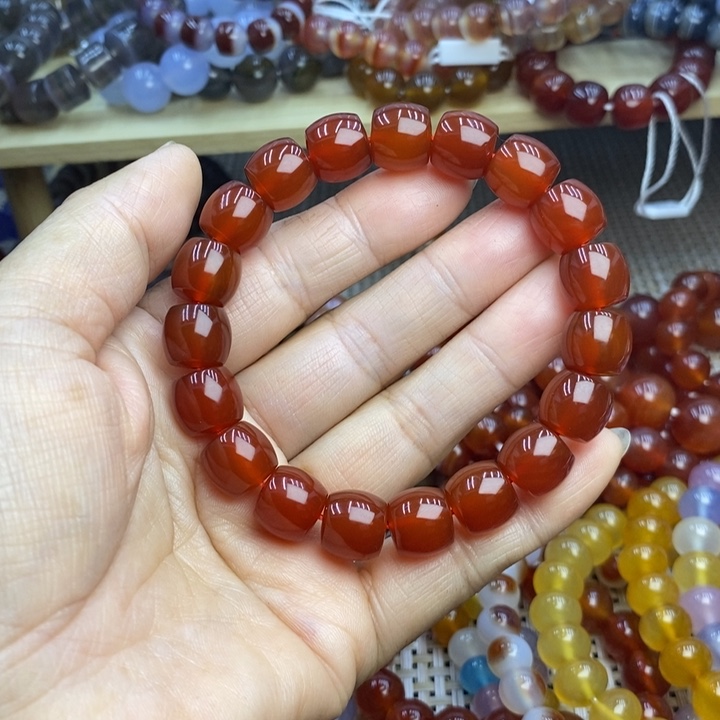 玛瑙/玉髓未镶嵌手链