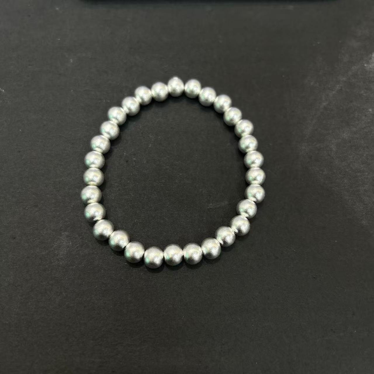 足银银制品 足银珠珠手串6m（多样性发一件）