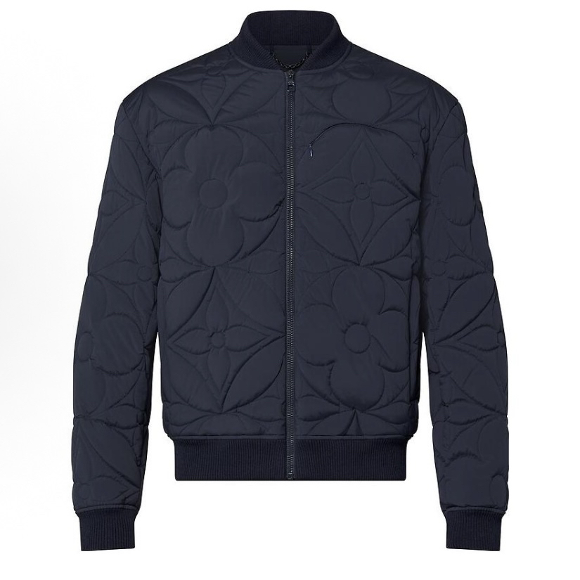 未使用 LouisVuitton/路易威登 纯色圆领拉链外套 44码 md1655