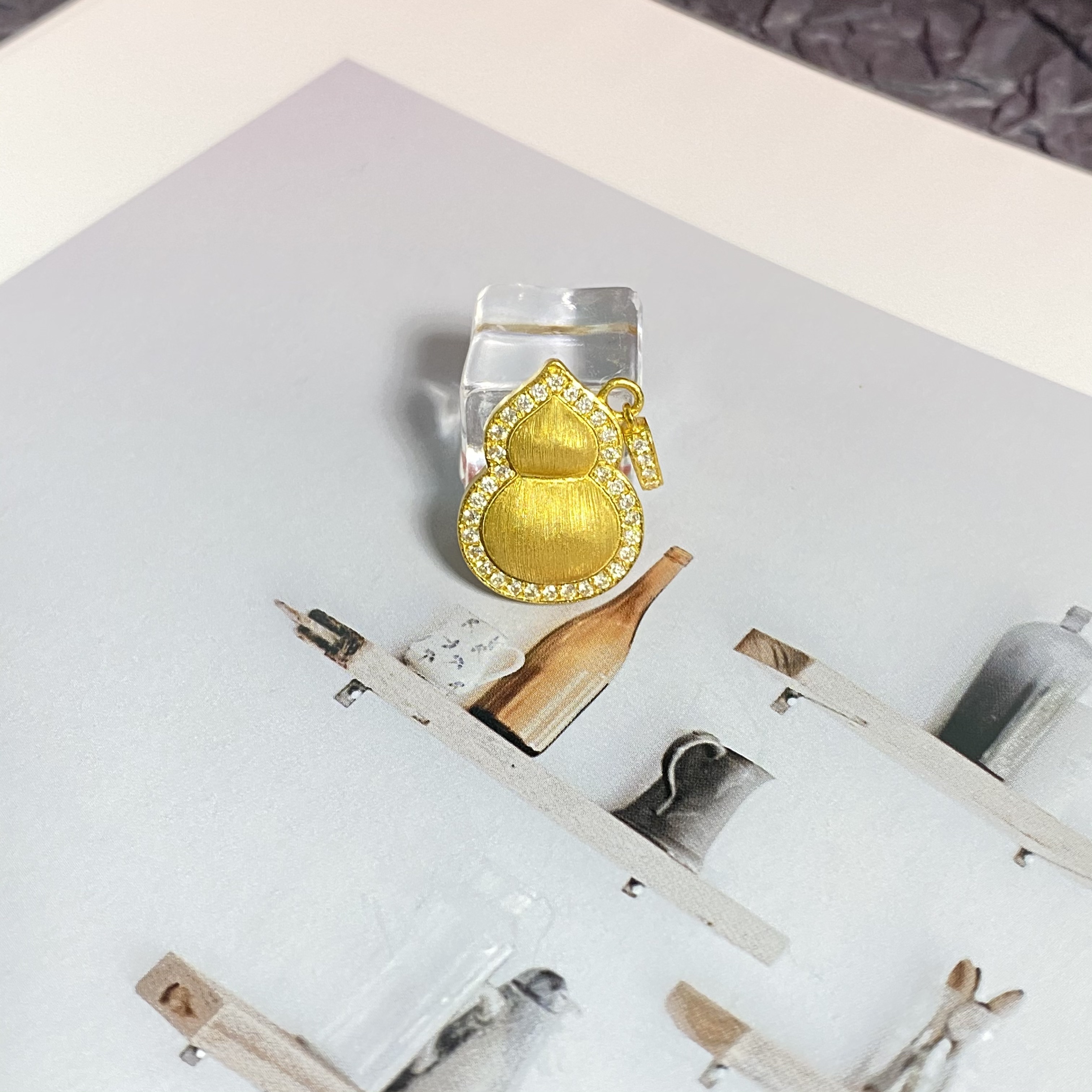 足金999黄金 5G工艺 精致葫芦吊坠