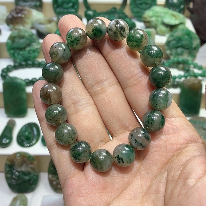 独山玉未镶嵌手串卡12