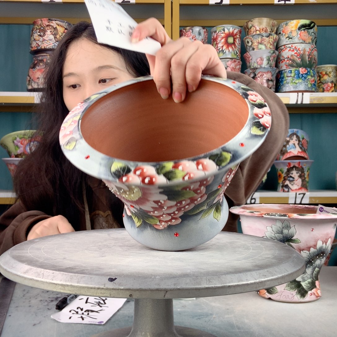 罐景德镇手工瑕疵372