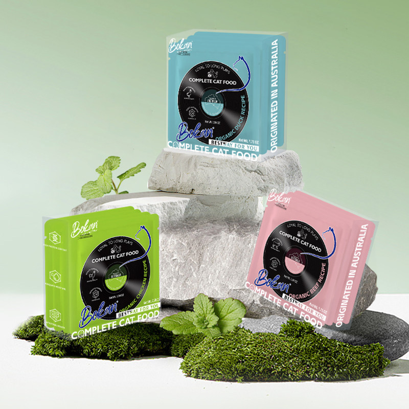 BOKAN/博刻黑胶主食猫湿粮全价全期无谷猫罐头成猫成犬幼猫狗补水