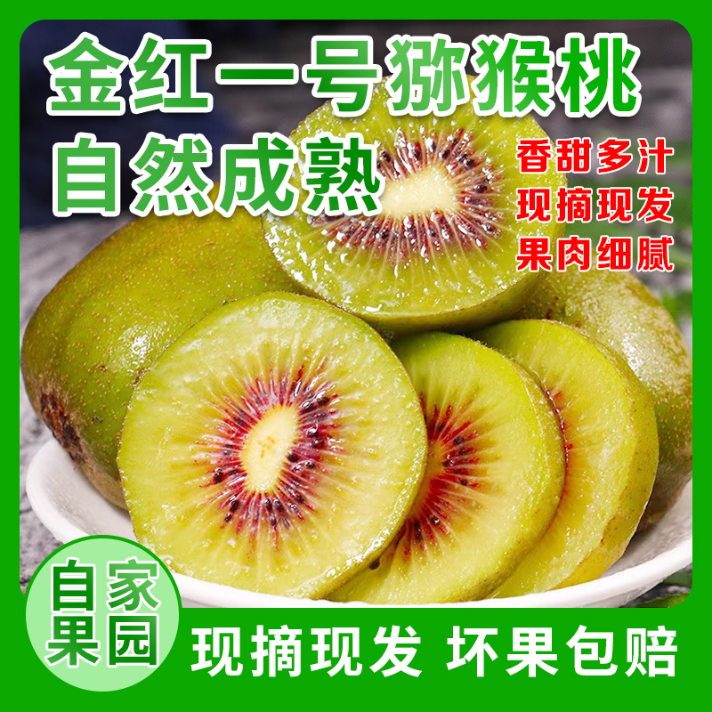 精品猕猴桃单果80-100克九甜一酸好味道