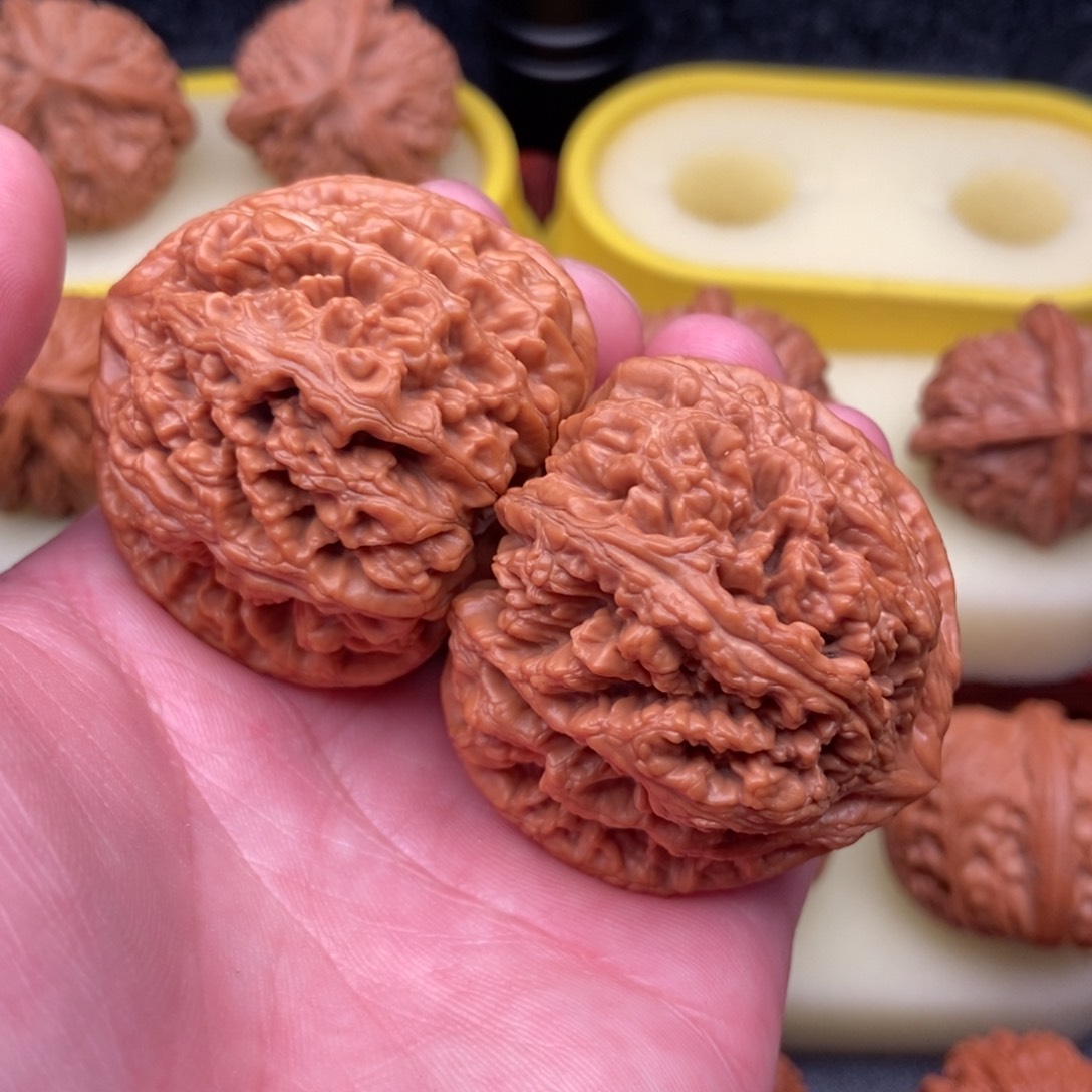 文玩核桃把件全品粗筋46