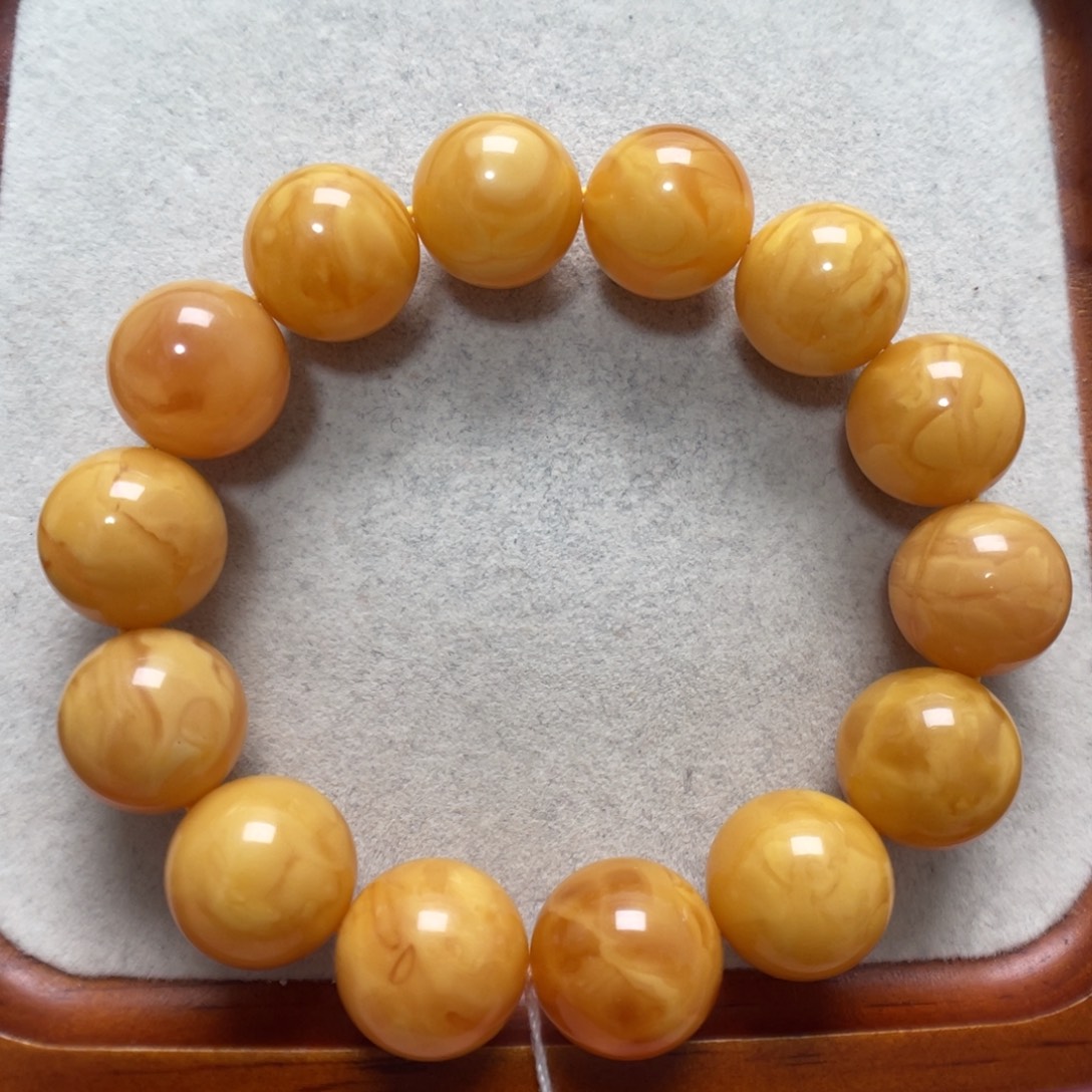 蜜蜡未镶嵌手串蜜蜡