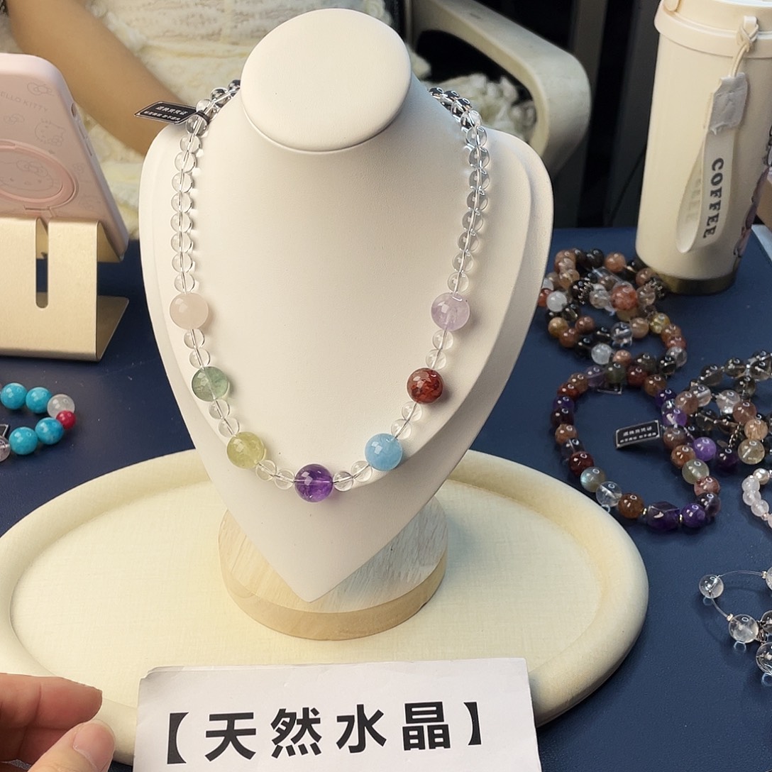 水晶手链银S925镶嵌