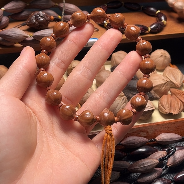 橄榄核手串/手链三花1.3